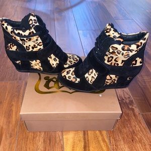ASN LIMITED EDITION (Leopard print wedge sneakers)